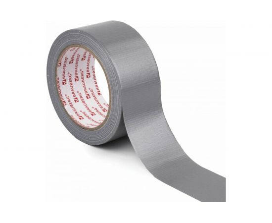 Клейкая армированная лента BRAUBERG 50 мм х 40 м, прочная тканевая основа, европодвес 606771 – изображение 3