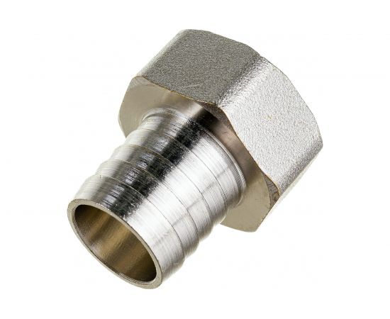 Штуцер (внутренняя резьба 1"" - елочка 25 мм; латунь никелированная) SANTRADE 1443 – изображение 3