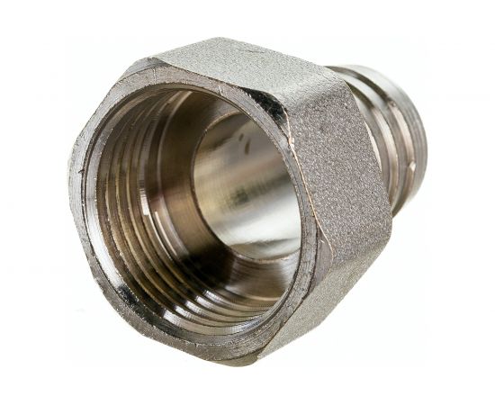 Штуцер (внутренняя резьба 1"" - елочка 25 мм; латунь никелированная) SANTRADE 1443 – изображение 4