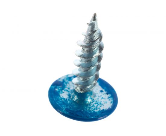 Саморезы с пресс-шайбой Госкреп 4.2х16 мм, синие, RAL5005, 35 шт. 1-0017330 – изображение 4