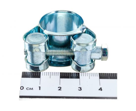 Силовой хомут Nord-Yada Д: 20-22 мм, Ш: 18 мм, Т: 0,6 мм, болт: М5х40, оцинкованная сталь 905983 – изображение 5