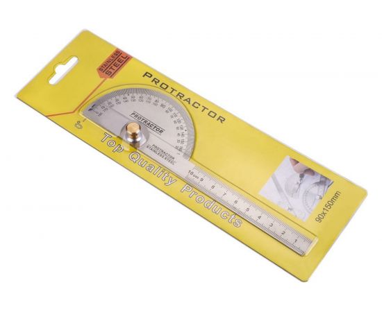 Транспортир с линейкой DEKO из нержавеющей стали 198мм DKM198041-0221 – изображение 6