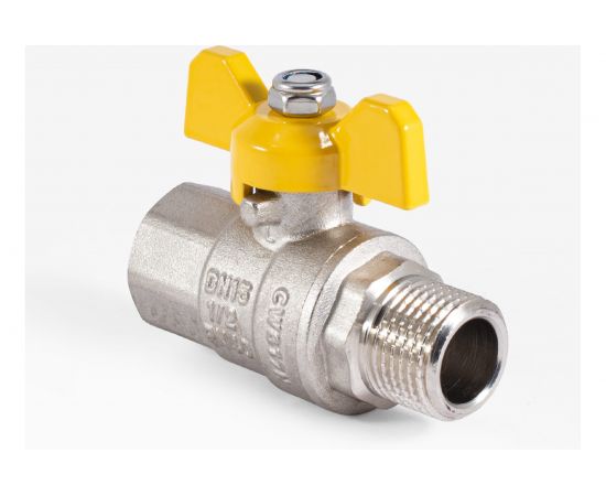 Шаровой кран для газа PROFACTOR PF GAS в/н бабочка 1/2 дюйма PF GBV 336 – изображение 6