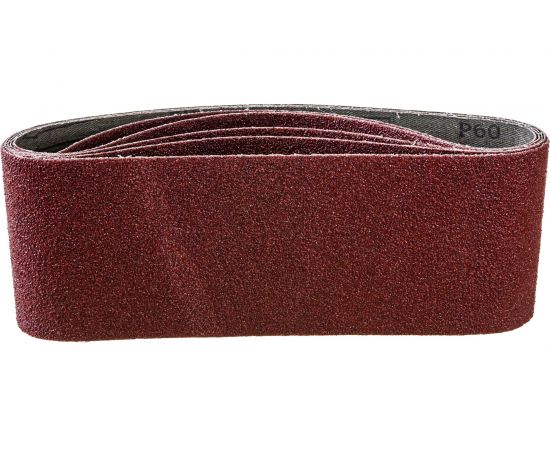 Лента шлифовальная бесконечная СТАНДАРТ на тканевой основе (5 шт; 100х610 мм; P60) для ЛШМ Зубр 35343-060 