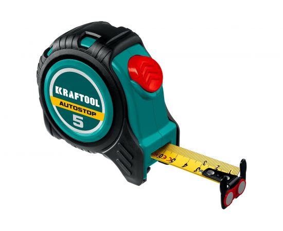 Рулетка с автостопом KRAFTOOL AutoStop 5 м 3412-5-25 