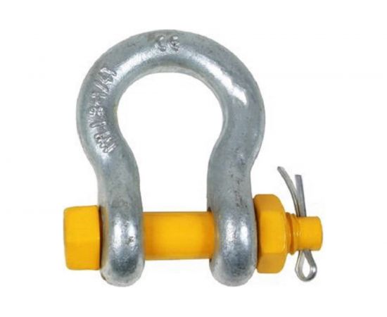 Такелажная омегообразная скоба со шплинтом HAKLIFT грузоподъемность 0,75 т SAK07PLBP 