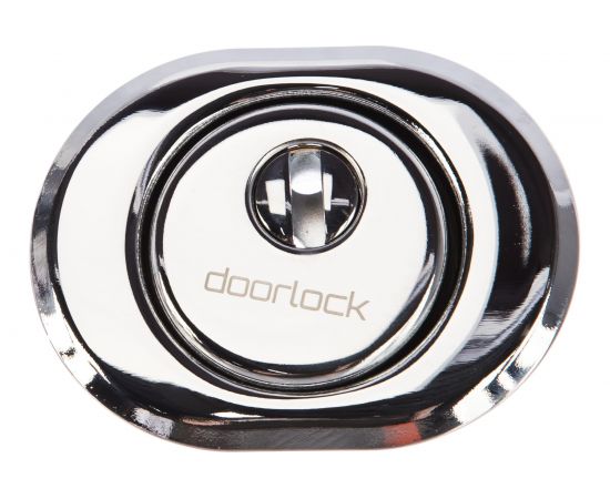 Защитная врезная броненакладка DOORLOCK DL PRO5417/20 CP полированный хром, HRC50, А=55-85мм 73381 