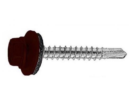 Кровельный саморез SWFS RAL-8017 ZP 4,8х35, 250шт тов-046982 