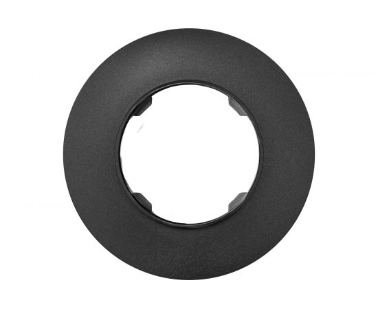 Рамка Bylectrica 1-х местная, серия ПРОВАНС круг, ЮЛИГ.735212.494 графит 