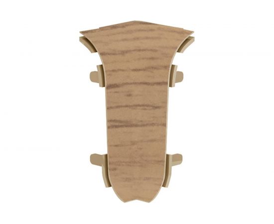 Угол внутренний для плинтуса Волшебная палочка ПВХ 58 мм, 2 шт, цвет 5809 УТ000072784 