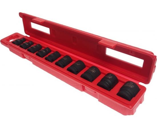 Набор головок 6-гранных для поврежденных болтов и гаек (8-24 мм; 1/2""; 10 шт.) JTC-7865 