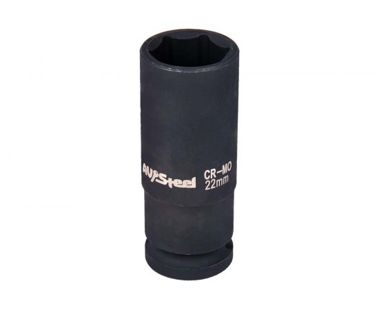 Головка ударная шестигранная удлиненная (22 мм; 1/2DR) AV Steel AV-720122 
