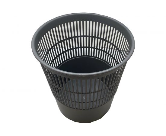 Корзина для мусора ОСКОЛПЛАСТ 14 л, серая 140-04 