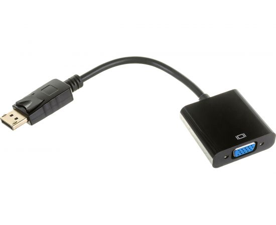 Переходник Cablexpert DisplayPort - VGA, 20M/15F, кабель 15см, пакет A-DPM-VGAF-02 
