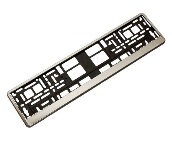 Пластмассовая рамка номерного знака Хром DolleX SPL-17 