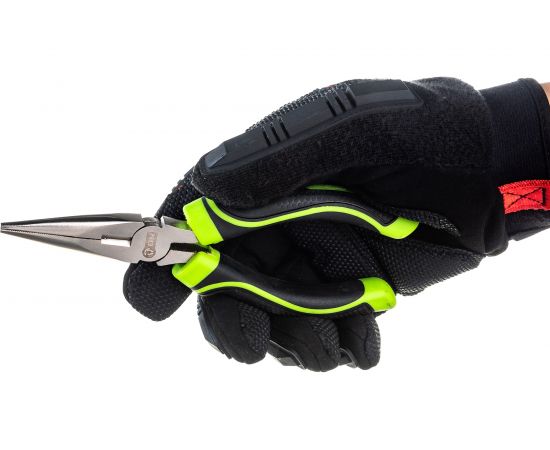 Тонкогубцы ON 160 мм, сталь 45, кованые никелированные 08-03-216 – изображение 2