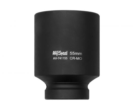 Головка ударная двенадцатигранная удлиненная (55 мм; 1""DR) AV Steel AV-741155 – изображение 2