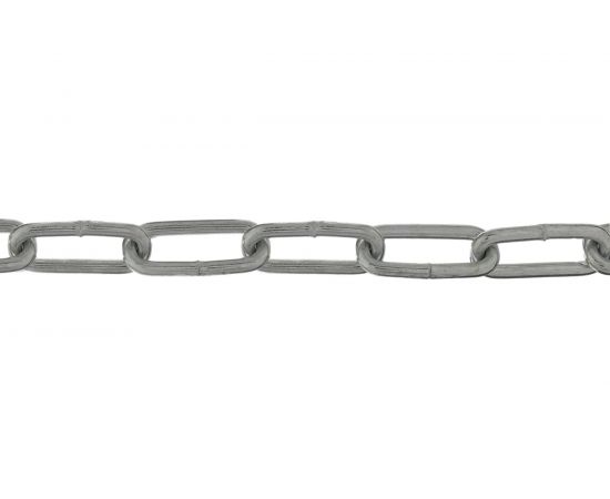 Длиннозвенная цепь МЕТАЛЛСЕРВИС DIN 763, 5 мм, оцинкованная, 32 м 1227107 – изображение 2
