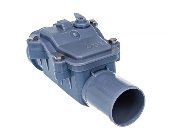 Обратный канализационный клапан RTP 50 мм, серый 11338 – изображение 2