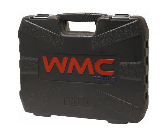 Набор инструмента WMC TOOLS 1/2, 1/4 6гр. 4-32мм 108 пр WMC-41082-5 – изображение 2