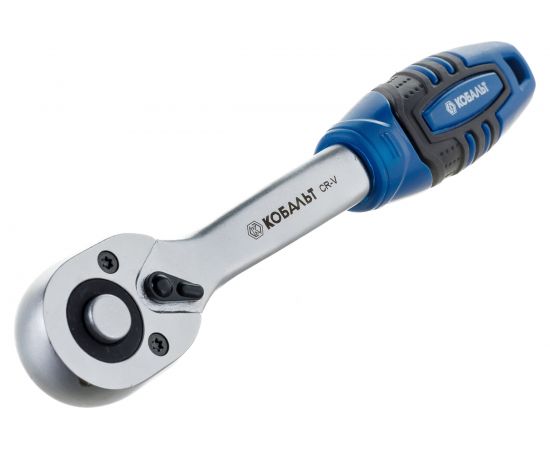 Трещоточная рукоятка КОБАЛЬТ 3/8"", 195мм 244-094 – изображение 2