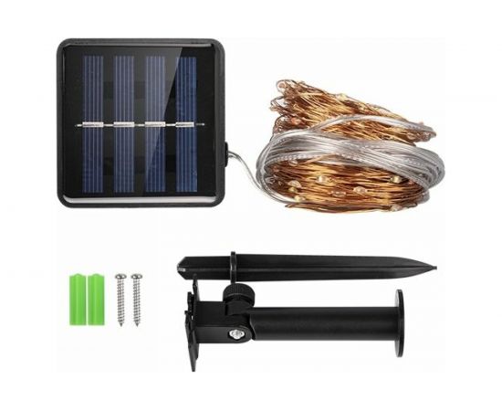 Солнечный светильник ФАZА SLR-G03-100M нить, мультицв., 100 LED 5033467 – изображение 2