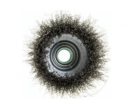 Щетка чашечная 13-165 75 мм; M14 для УШМ, ворс гофр нерж сталь EuroBrush EB-ISS2 – изображение 2