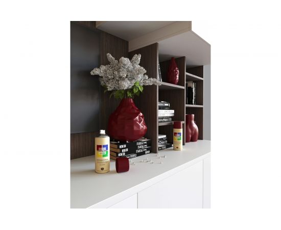 Краска аэрозольная полуматовая CORALINO SATIN RAL3005 Красное Вино CS3005 – изображение 3