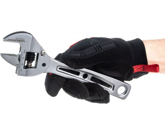 Разводной облегченный трещоточный ключ Jonnesway W27AR10 0-35 мм, L-250 мм 46334 – изображение 3