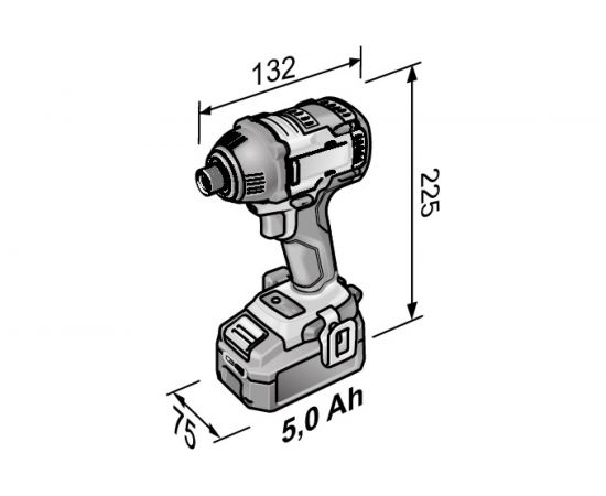 Двухскоростной ударный винтоверт FLEX ID 1/4 18.0-EC C 491241 – изображение 3
