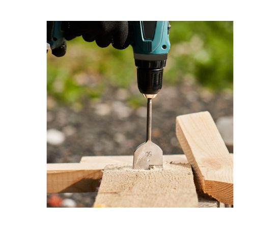 Сверло перовое по дереву (50x152 мм; шестигранный хвостовик) KRANZ KR-91-0679 – изображение 4