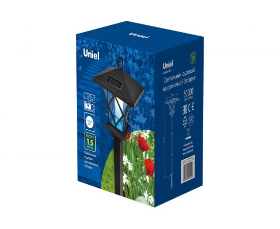 Садовый светильник на солнечной батарее Uniel PM1550 RETRO USL-S-185 UL-00007868 – изображение 4