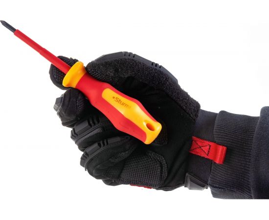 Крестовая отвертка Sturm 1040-17-PH1-80 ДИЭЛЕКТРИЧЕСКАЯ, эрго ручка, PH1х80мм – изображение 4