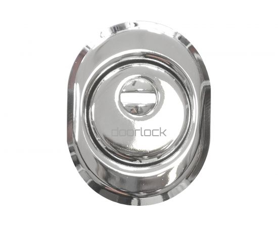 Защитная врезная броненакладка DOORLOCK DL PRO5417/20 CP полированный хром, HRC50, А=55-85мм 73381 – изображение 4