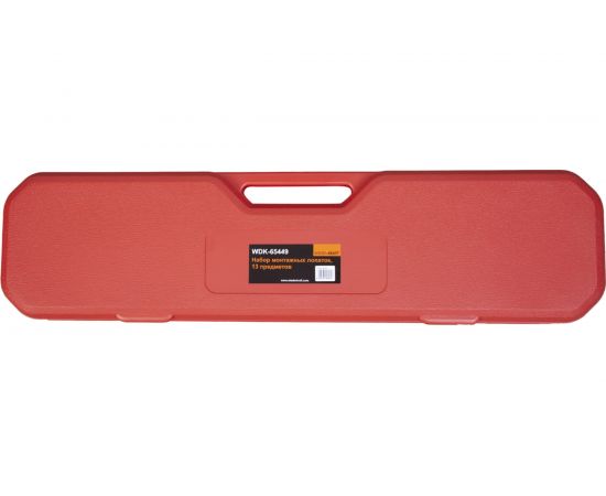 Набор рихтовочных монтажных лопаток в пластиковом кейсе WIEDERKRAFT WDK-65449 – изображение 4