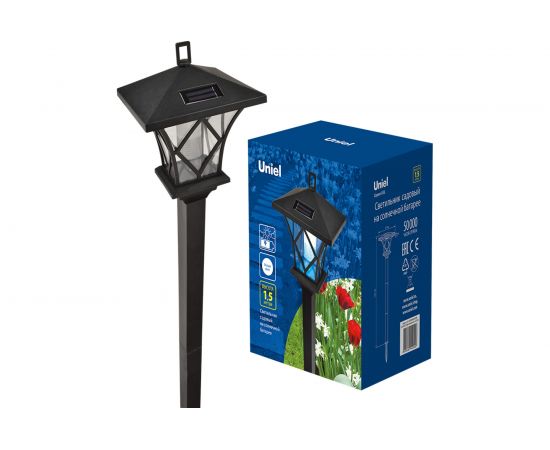 Садовый светильник на солнечной батарее Uniel PM1550 RETRO USL-S-185 UL-00007868 – изображение 5