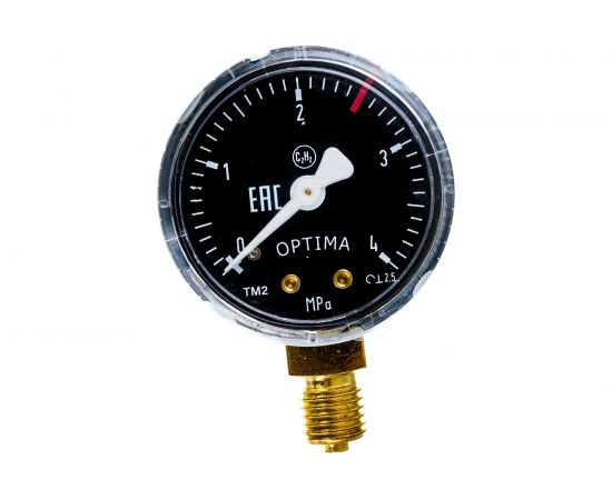 Манометр ацетиленовый 4 мПа Optima N5404 – изображение 5