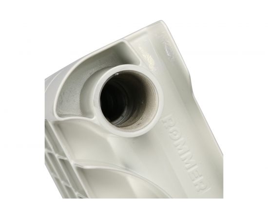 Алюминиевый радиатор ROMMER Profi 350 AL350-80-80-080 4 секции RAL9016 86620 – изображение 8