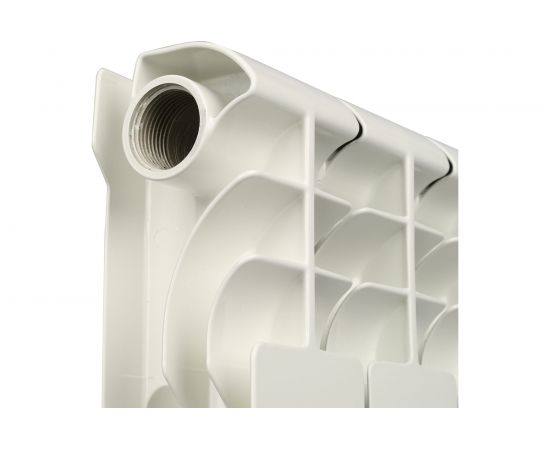 Алюминиевый радиатор ROMMER Profi 350 AL350-80-80-080 4 секции RAL9016 86620 – изображение 9