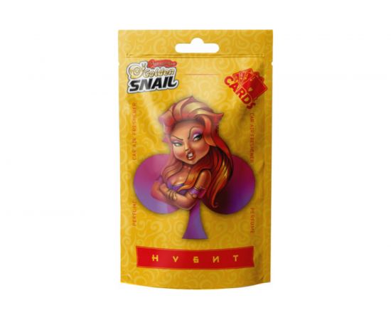 Подвесной ароматизатор Golden Snail Cards Нубит GS6927 