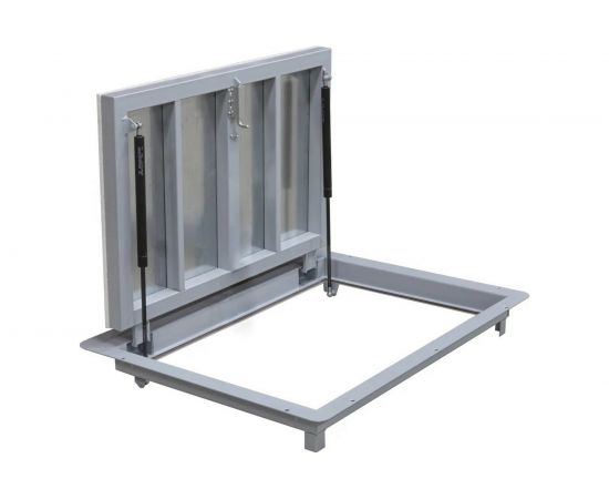 Напольный стальной люк Эвент (Э) ЛНСЭ 80x80 