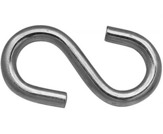 S-образный крючок М4 5шт - пакет Tech-Krep 105822 