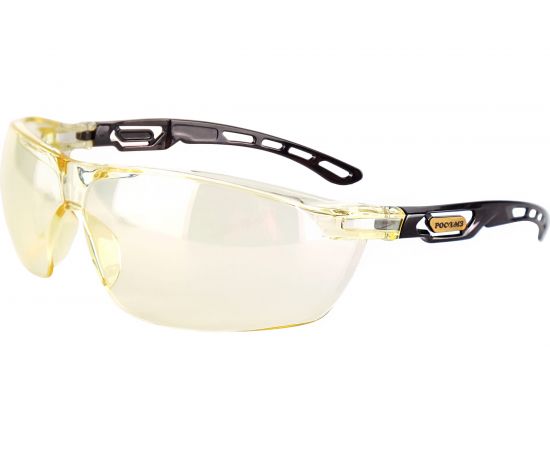 Защитные открытые очки РОСОМЗ О58 ВЕРСУС StrongGlass 2-1,2 РС Шампань 15860 