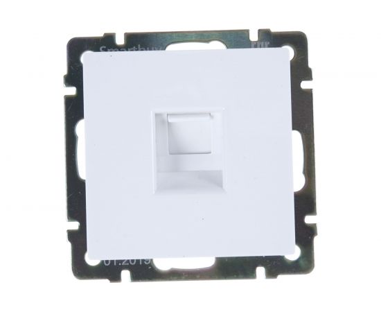 Телефонная розетка Smartbuy RJ11 белая Нептун SBE-05w-S1-PH 