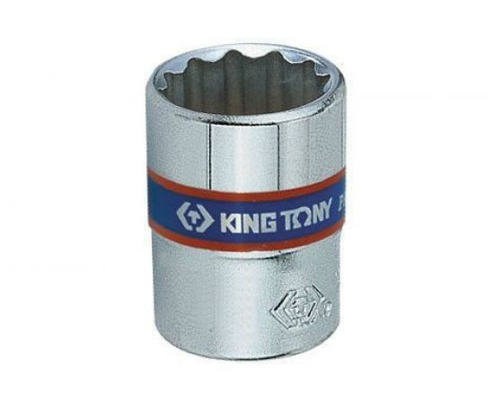 Торцевая стандартная двенадцатигранная головка 1/4", 14мм KING TONY 233014M 