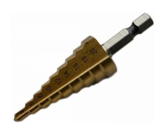 Сверло ступенчатое 4-20 мм HOEGERT TECHNIK HT6D322 