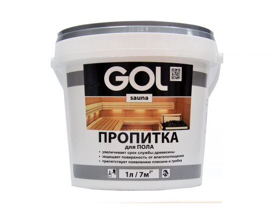 Пропитка для пола Palizh GOL sauna 1 л Sn.313-1 11605928 