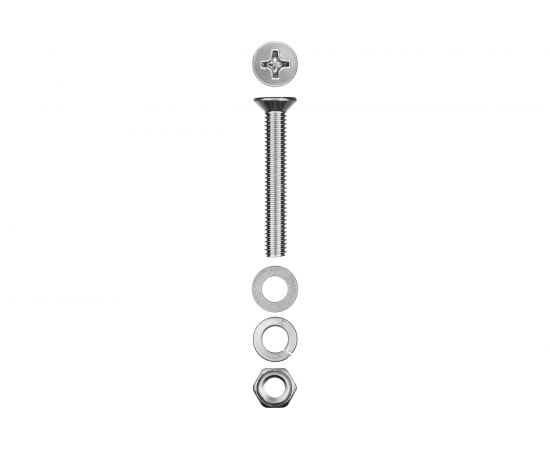 Винт ЗУБР DIN965 в комплекте с гайкой ЗУБР DIN934 20 шт 303456-04-025 