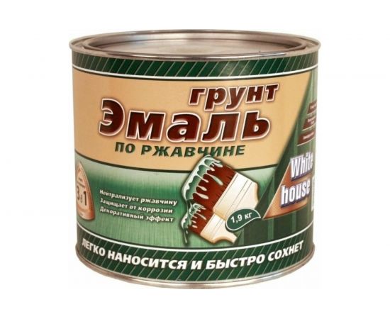 Грунт-эмаль 3 в 1 White House (синяя; 1.9 кг) 15515 