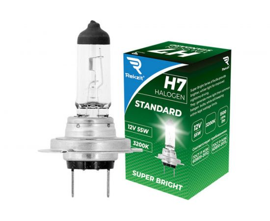 Галогенная лампа Rekzit H7 12V55W Standard 90070 